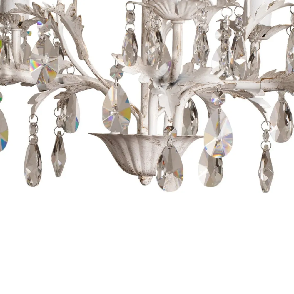 Lysekrone Teresa, elfenben 5 lyskilder^ONLI Discount