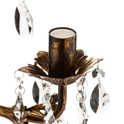 Lysekrone Teresa med krystaller, 3 lyskilder^ONLI Outlet