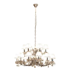 Lysekronen Krystaldesign, krom, 8 lysk.^ORION Sale