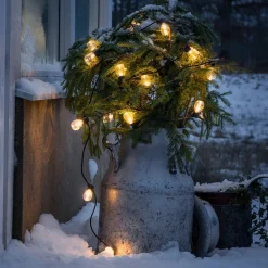 Konstsmide Christmas Dekorationsbelysning>Lyskæde ølhave 20 dråber klar ravfarvet