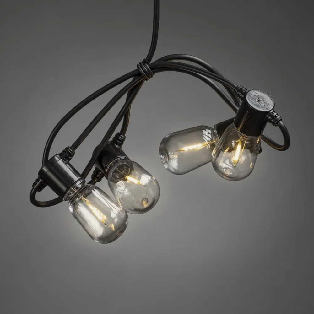 Konstsmide Christmas Dekorationsbelysning>Lyskæder ølhave 40 dråber klar rav