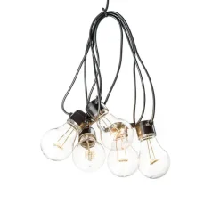 Lyskæder ølhave 10x pære klar amber^Konstsmide Christmas