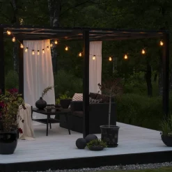 Lyskæder ølhave 10x pære klar amber^Konstsmide Christmas