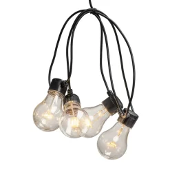 Lyskæder ølhave 10x pære klar amber^Konstsmide Christmas