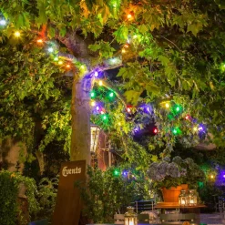 Lyskæder til ølhaven 10 farverige LED-pærer^Konstsmide Christmas