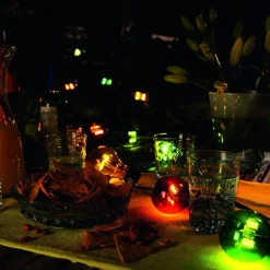 Lyskæder til ølhaven 10 farverige LED-pærer^Konstsmide Christmas