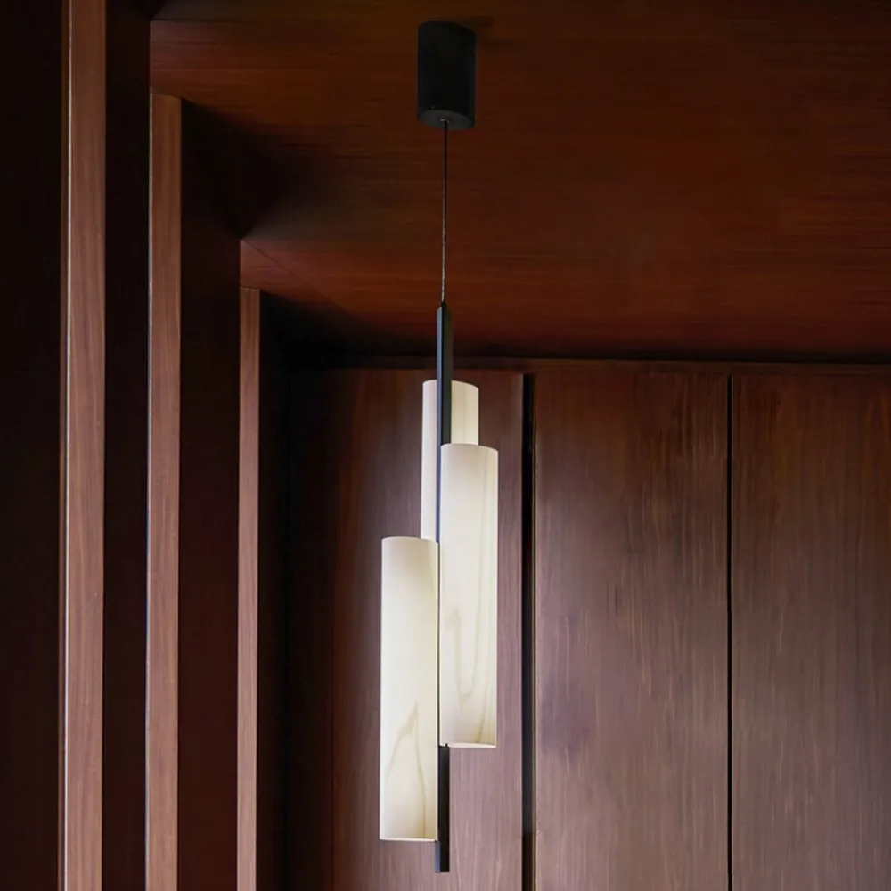 LZF LAMPS LZF Black Note Triplet pendellampe, sort/elfenben