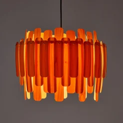 LZF Maruja træ-pendellampe, orange^LZF LAMPS Hot