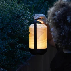 LZF Mini Chou LED-bordlampe, batteri, bøg^LZF LAMPS