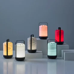 LZF LAMPS LZF Mini Chou LED-bordlampe, batteri, blå