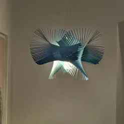 LZF LAMPS Bæredygtige Lamper>LZF Minimikado pendellampe, blå