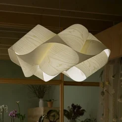 LZF Swirl pendellampe sort kabel Ø 54cm elfenben^LZF LAMPS Sale