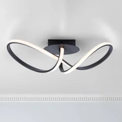 JUST LIGHT. GmbH Loftlamper|Loftlamper>Maria LED-loftlampe, kan dæmpes, sort