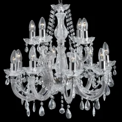 Searchlight Lysekroner>MARIE THERESE klassisk lysekrone, krom