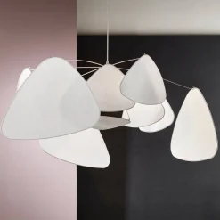 hængelampe Screen XL, 60 cm, hvid, papir^MARKET SET Sale