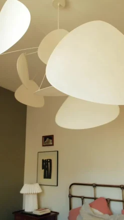 hængelampe Screen XL, 60 cm, hvid, papir^MARKET SET Sale