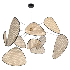 hængelampe Screen XL, 60 cm, natur, rattan^MARKET SET Sale