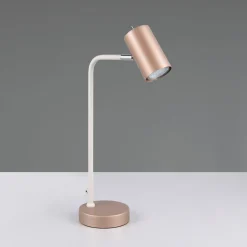 Marley bordlampe, brun/lysegrå, højde 45 cm, metal^Trio Lighting Clearance