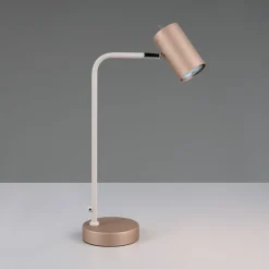 Marley bordlampe, brun/lysegrå, højde 45 cm, metal^Trio Lighting Clearance