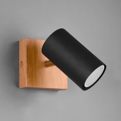 Trio Lighting Marley vægspot, mat sort