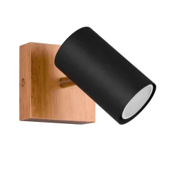 Trio Lighting Marley vægspot, mat sort