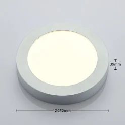 Marlo LED-loftlampe sølv 3000K rund 25,2cm^Arcchio Sale
