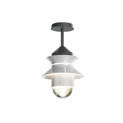 MARSET Santorini udendørs loftslampe, IP65, hvid