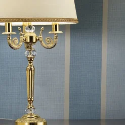 Masiero Marvine fornem bordlampe, forgyldt