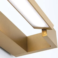 ORION Marylin væglampe til badeværelset, længde 90 cm, guld, aluminium