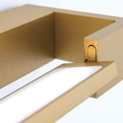 ORION Marylin væglampe til badeværelset, længde 90 cm, guld, aluminium