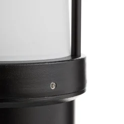 LCD Mason pulverlakeret gadelampe, sort