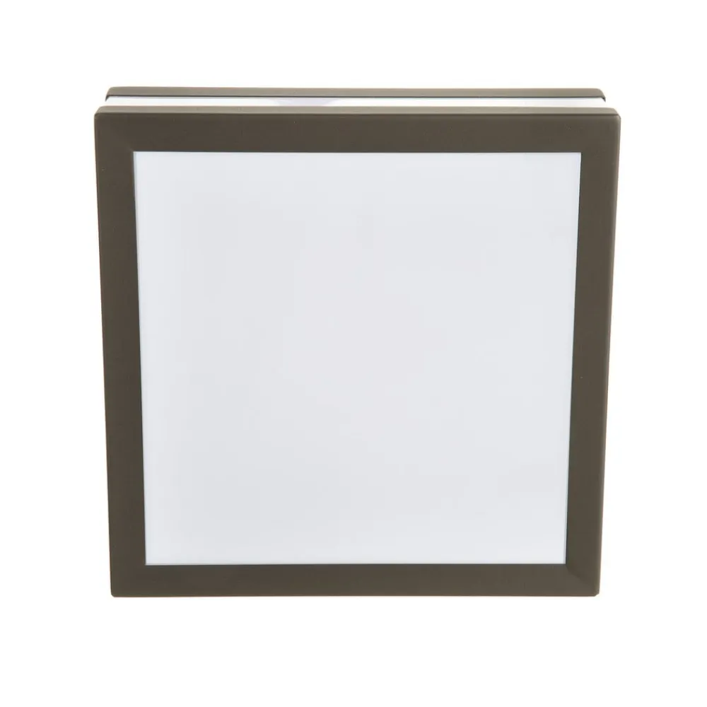 Brilliant Matteo udendørs loftlampe, 2 x E27, IP44, antracit