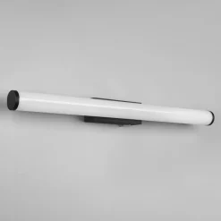 Trio Lighting Mattimo LED-væglampe, bredde 60 cm, sort, afbryder