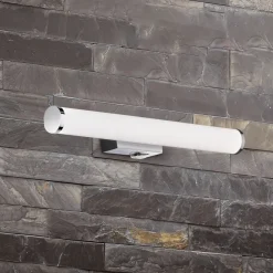 Mattimo LED-væglampe, bredde 40 cm, krom, afbryder^Trio Lighting Clearance