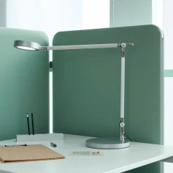 grace LED-bordlampe, sølvfarvet, 37 cm, dæmpbar, CCT^Maul Discount