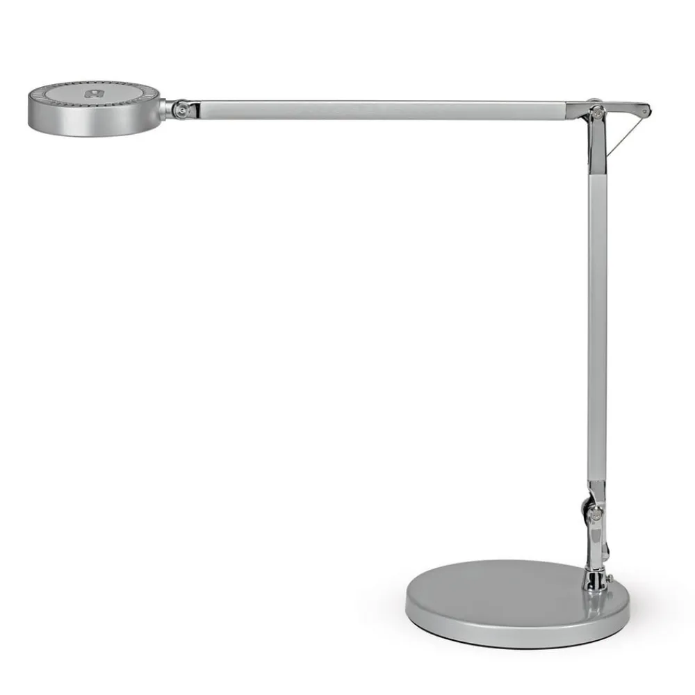 grace LED-bordlampe, sølvfarvet, 37 cm, dæmpbar, CCT^Maul Discount