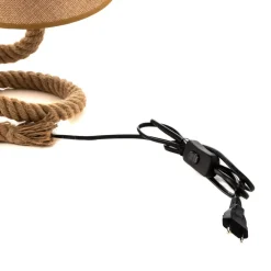 ONLI Mauli bordlampe lavet af reb og stof