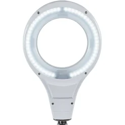 Maul Arbejdsrum/Kontor|Bordlamper>makro LED arbejdslampe, hvid, 46 cm, stativ