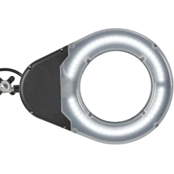 Maul viso LED-forstørrelseslys, sort, højde 50 cm, klemme