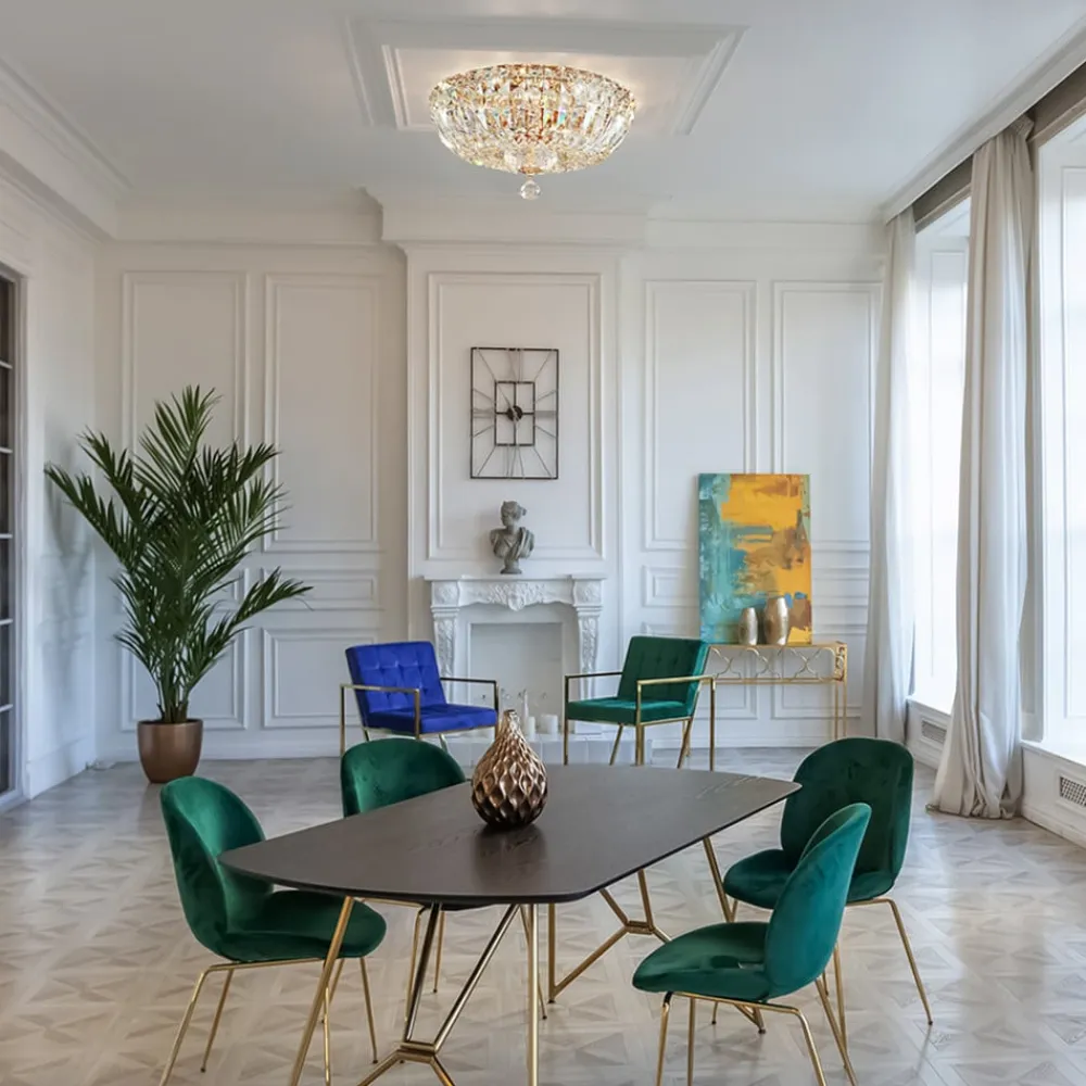 Maytoni Loftlamper|Loftlamper>Basfor loftlampe, guldfarvet, Ø 30 cm, 3 x E14