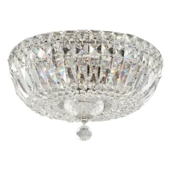 Maytoni Basfor loftlampe, nikkelfarvet, Ø 30 cm, 3 x E14