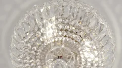 Maytoni Basfor loftlampe, nikkelfarvet, Ø 30 cm, 3 x E14