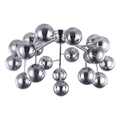 Maytoni Loftlamper>Dallas loftlampe, 20 glaskugler, krom