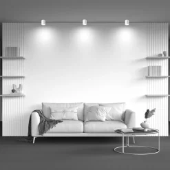 downlight Hoop, hvid, højde 10 cm, Ø 8,5 cm, aluminium GX53^Maytoni Sale