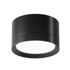 downlight Hoop, sort, højde 5 cm Ø 8,5 cm aluminium GX53^Maytoni Online