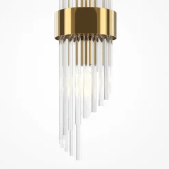 Frame væglampe, 2 lyskilder, højde 46 cm, guld/klar^Maytoni New