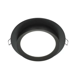 Hoop indbygningslampe, rund, sort^Maytoni Clearance