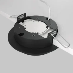 Hoop indbygningslampe, rund, sort^Maytoni Clearance