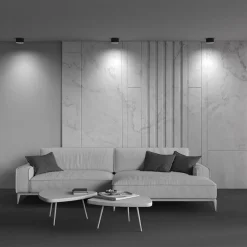 LED-downlight Vega, sort, Ø 14 cm, 15W, aluminium^Maytoni Discount