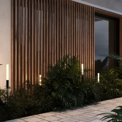 LED-gadelampe Flare, 59 cm, jordspyd, grafit, IP65^Maytoni Hot